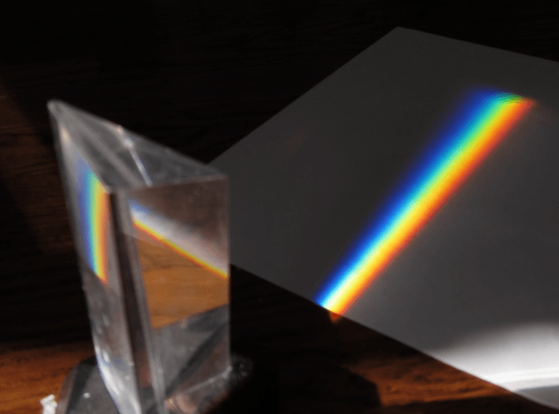 light in the prism